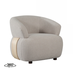 LABEL51 Fauteuils Valenza - Naturel - Stof - Naturel EikenLABEL51