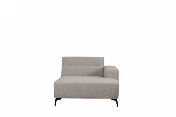 LABEL51 Bank Nero - Naturel - Boucle - Long Chair Arm Rechts VSLABEL51