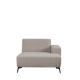 LABEL51 Banken Nero - Naturel - Boucle - Long Chair Arm Rechts VSLABEL51