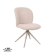 LABEL51 Eetkamerstoelen Kimo - Naturel - Boucle - Taupe OnderstelLABEL51